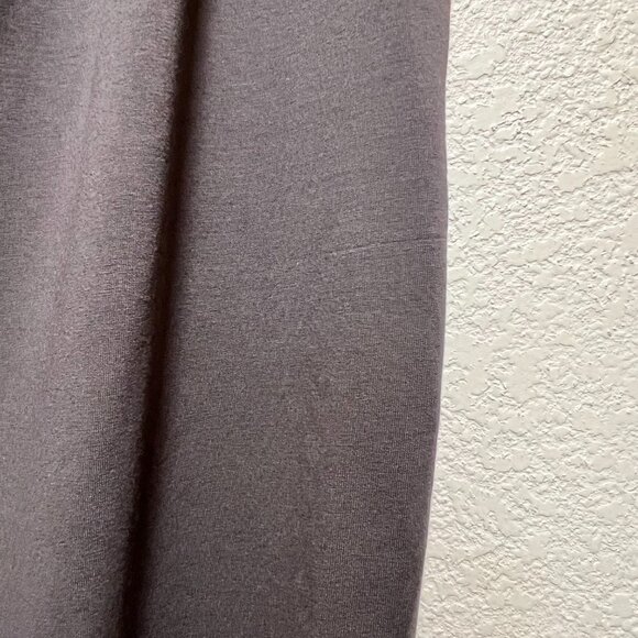 NWT Eileen Fisher Draped Front K/L Dress Grey Short Sleeve Size S - Picture 11 of 15